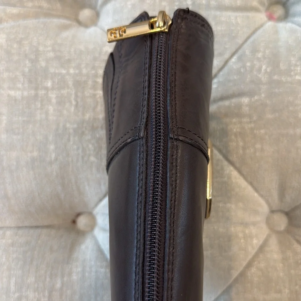 AUTHENTIC TORY BURCH RIDING BOOTS Women’s size‎ 5.5 brown leather